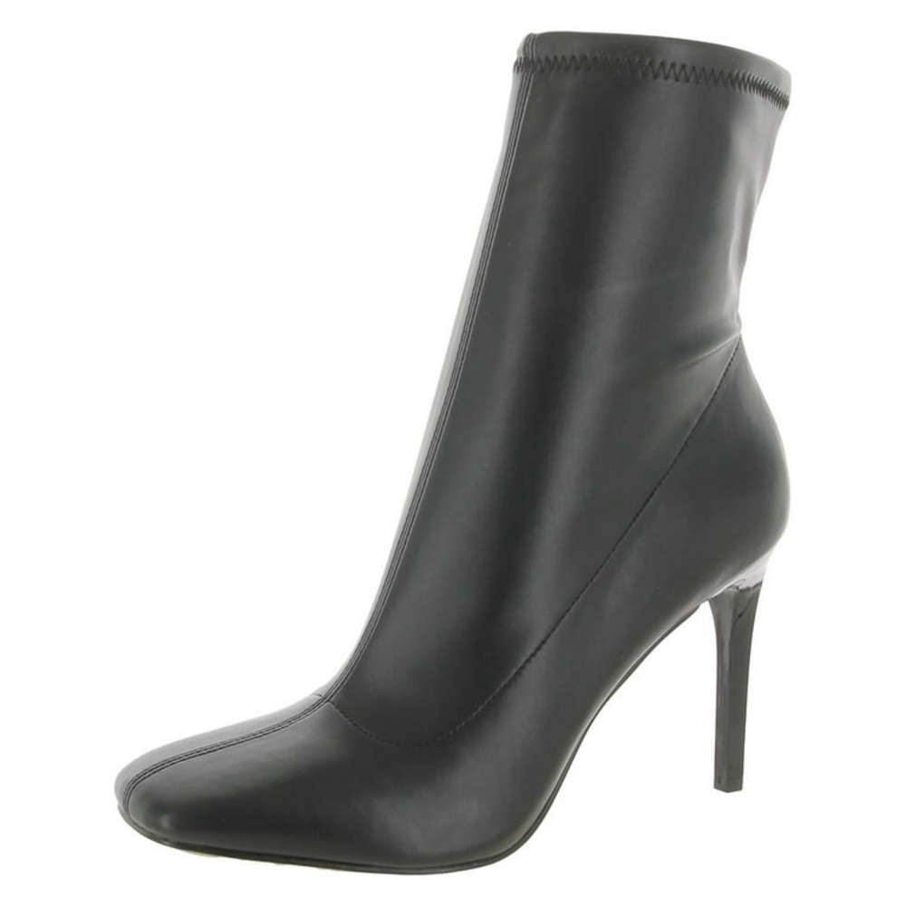 Vidalia Womens Faux Leather Pull on Booties
